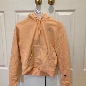 Champions salmon colored hoodie